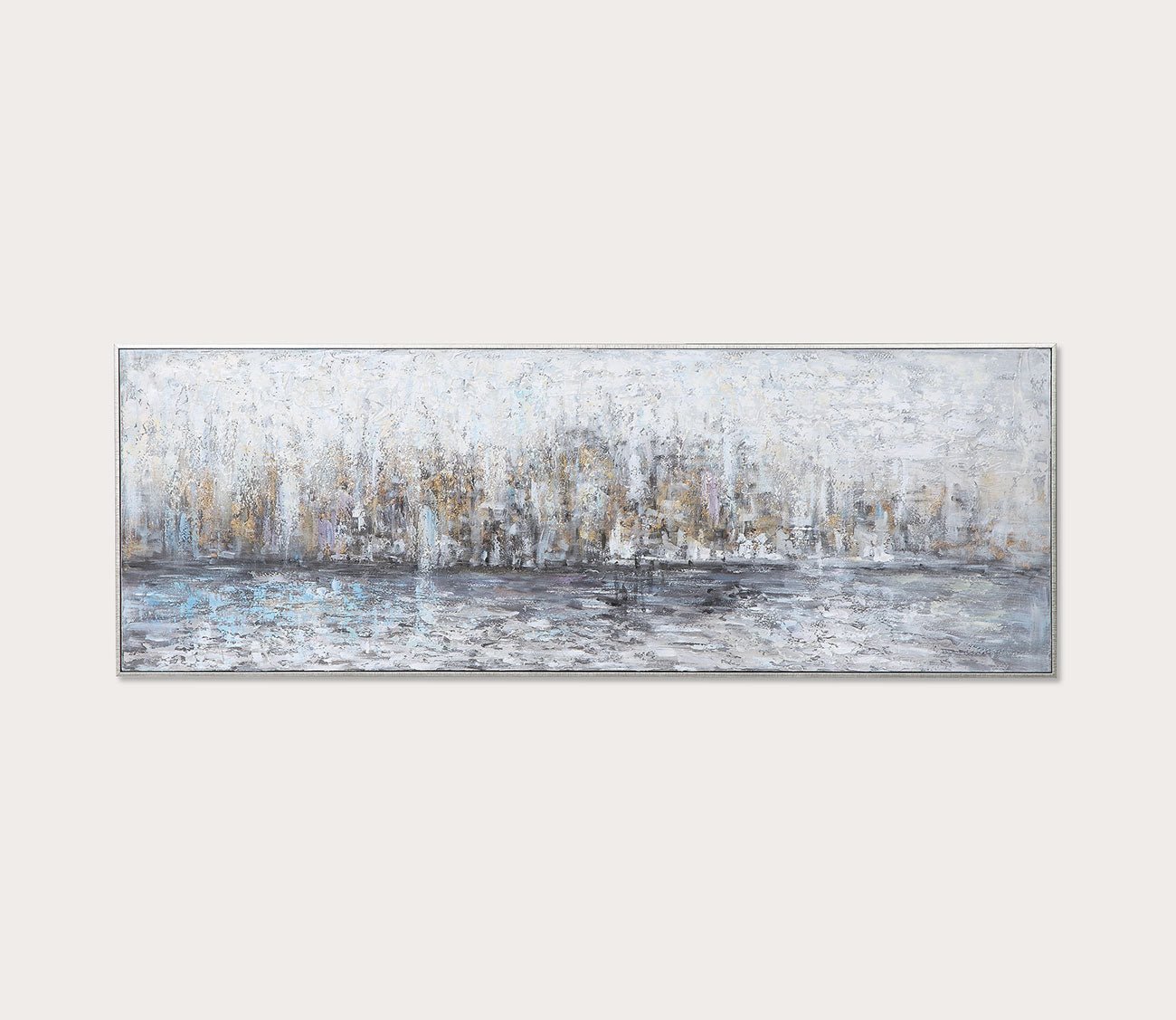 City Reflection Hand Painted Canvas by Uttermost
