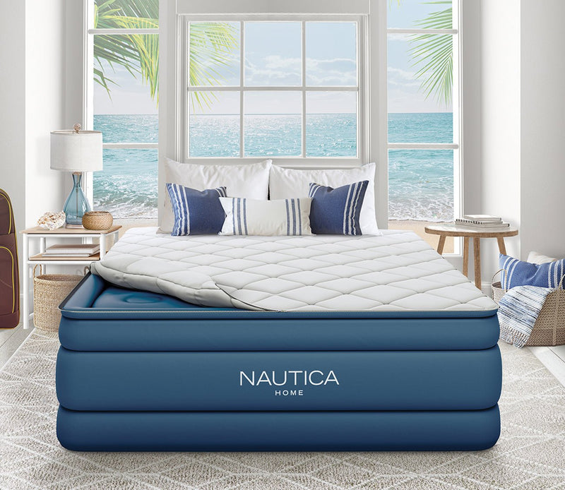 Nautica Cloud Supreme 20'' Raised Air Mattress with Zip-Off Pillowtop - Image 1