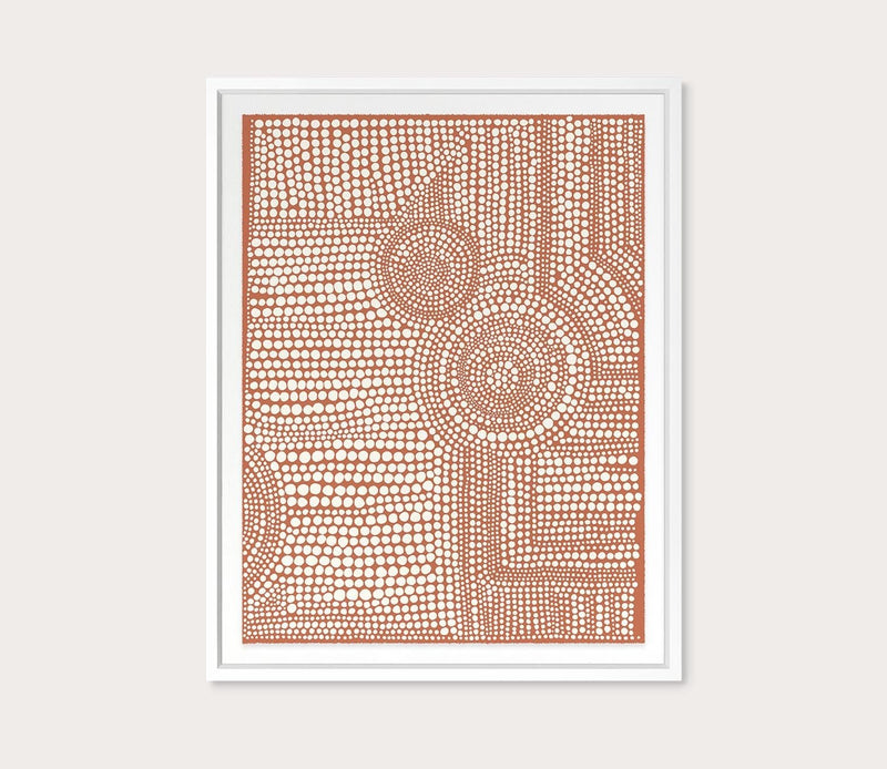 Grand Image Clustered Dots A in Red Digital Print - Image 4