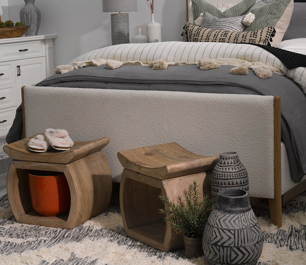 Connor Elm Accent Stool by Uttermost