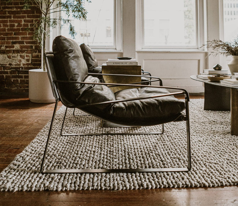 Moe's Furniture Connor Genuine Leather Club Chair - Image 5