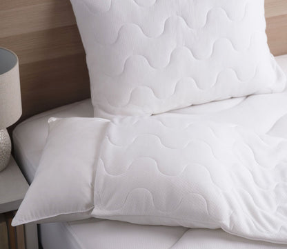 CoolMax Moisture Wicking Quilted Pillow Protector by Allied Home