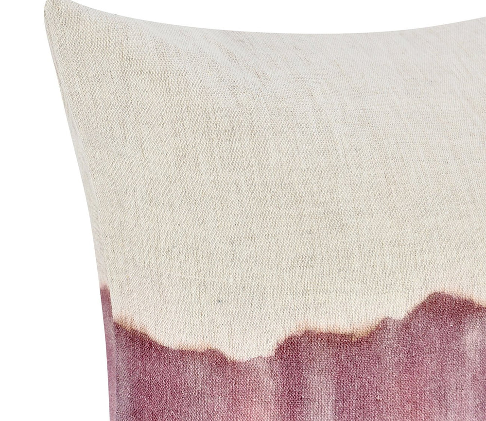 Cora Watercolor Linen Throw Pillow by Villa by Classic Home