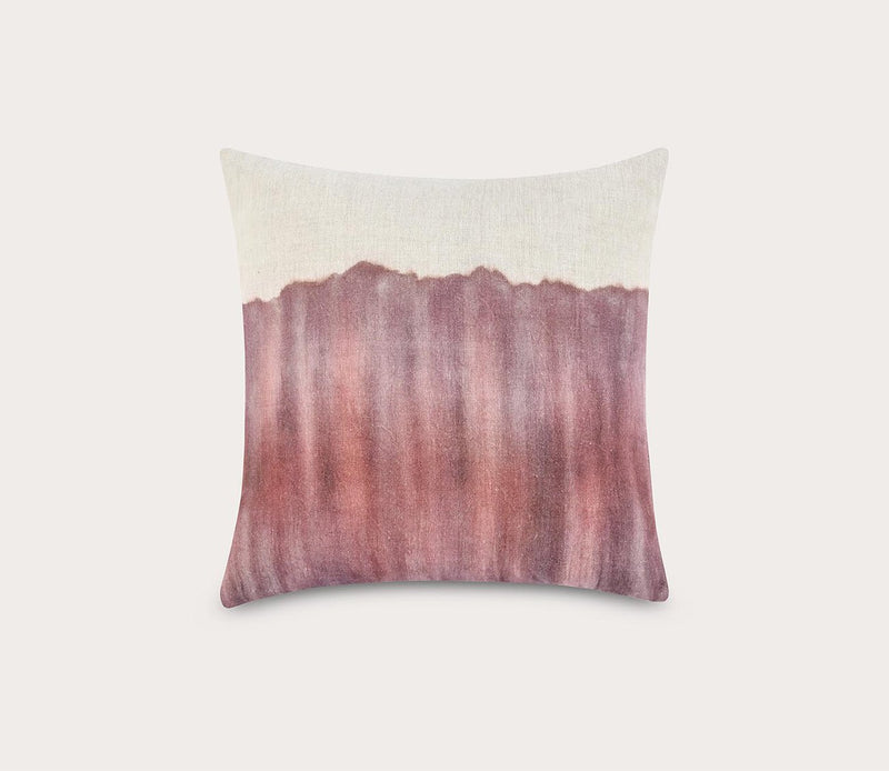 Villa by Classic Home Cora Watercolor Linen Throw Pillow - Image 10