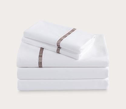 Cotton Blend 4-Piece Sheet Set by Hotel Grand