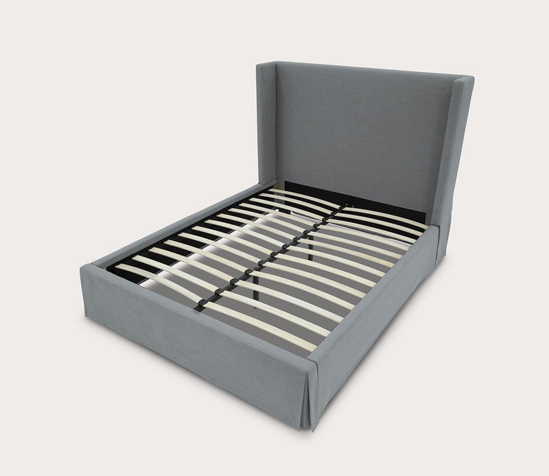 Modus Furniture Cresta Upholstered Skirted Panel Bed - Image 6