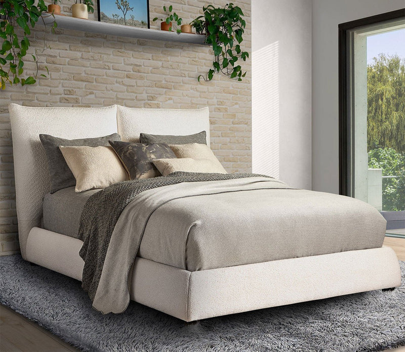 Cumulus Sherpa Fabric Upholstered Bed - Image 10