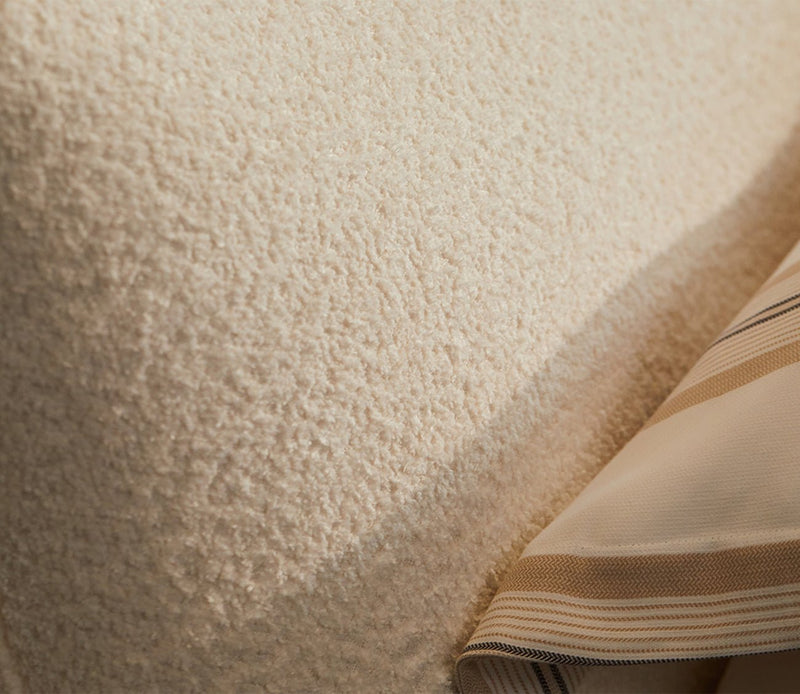 Cumulus Sherpa Fabric Upholstered Bed - Image 8