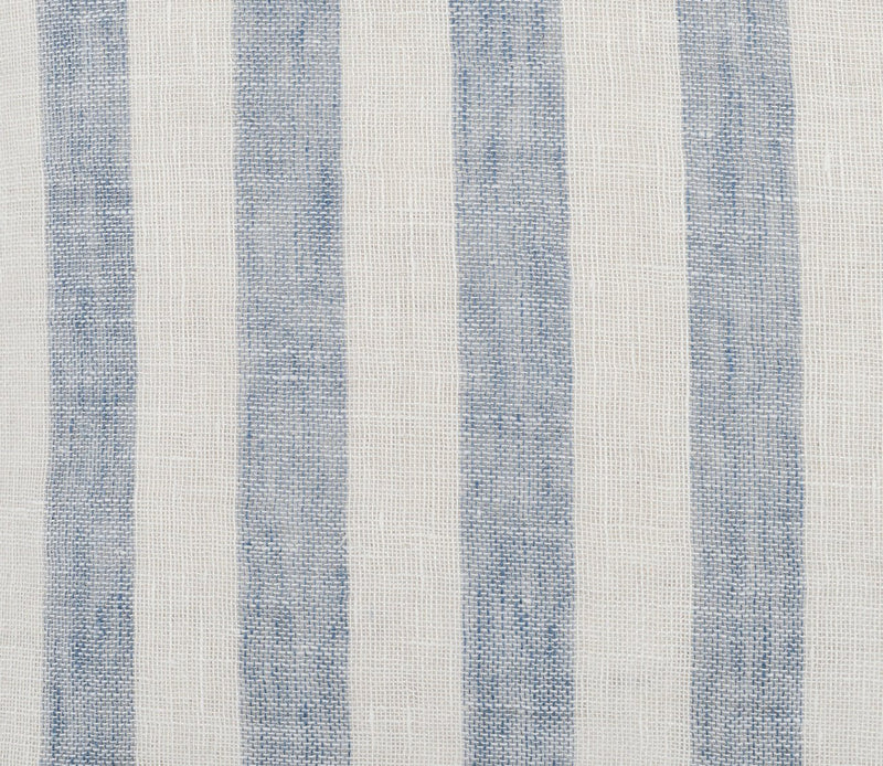 Villa by Classic Home Cyprus Ivory Blue Throw Pillow - Image 8