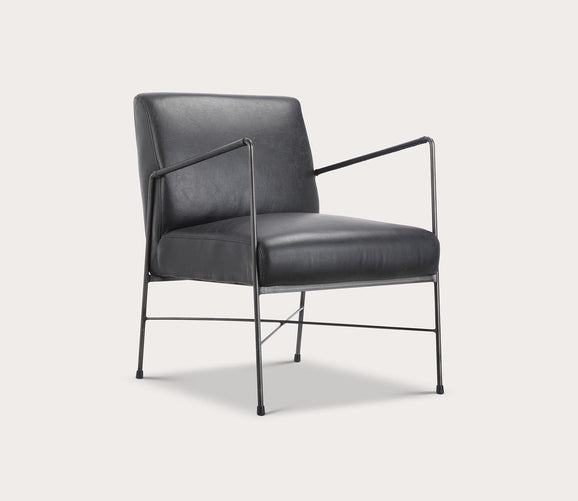 Dagwood Genuine Leather Armchair by Moe's Furniture