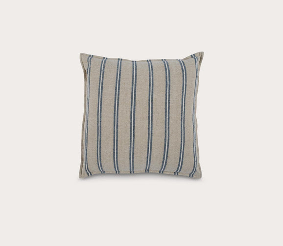Delgada Natural Blue Throw Pillow by Villa by Classic Home