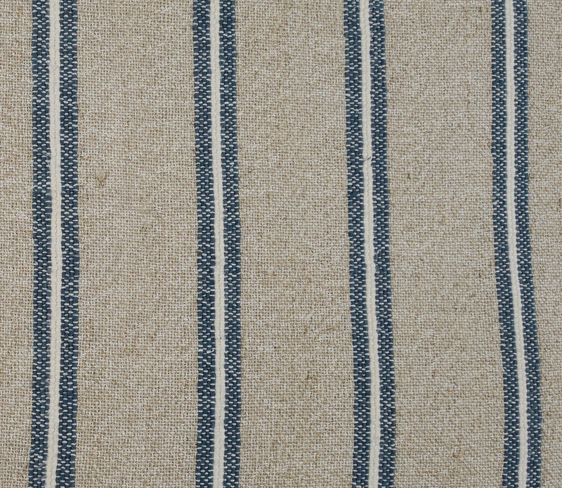 Villa by Classic Home Delgada Natural Blue Throw Pillow - Image 2