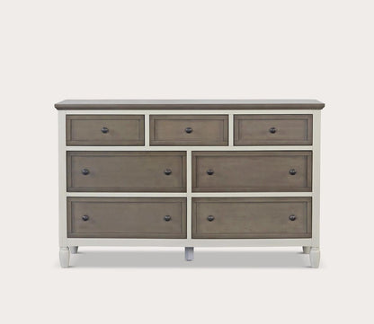 Delnoir Driftwood 7-Drawer Wide Dresser by CM Home