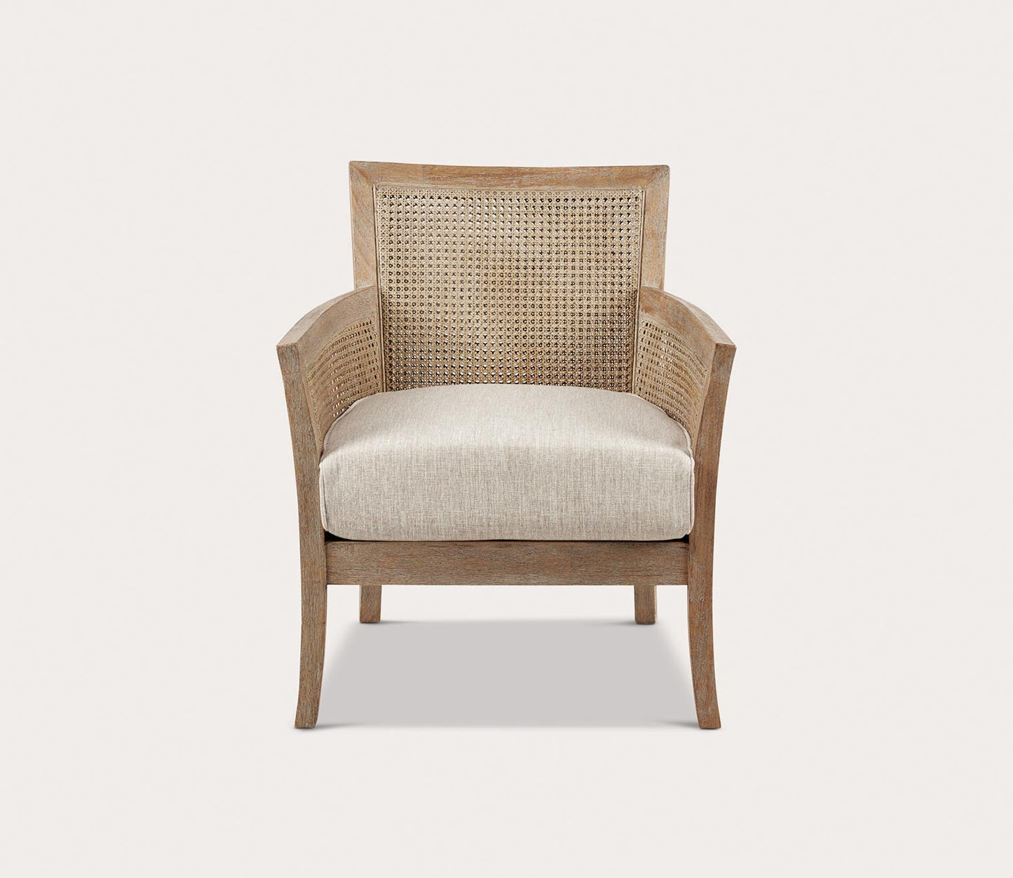 Diedra Cane Inset Wood Accent Chair by Madison Park