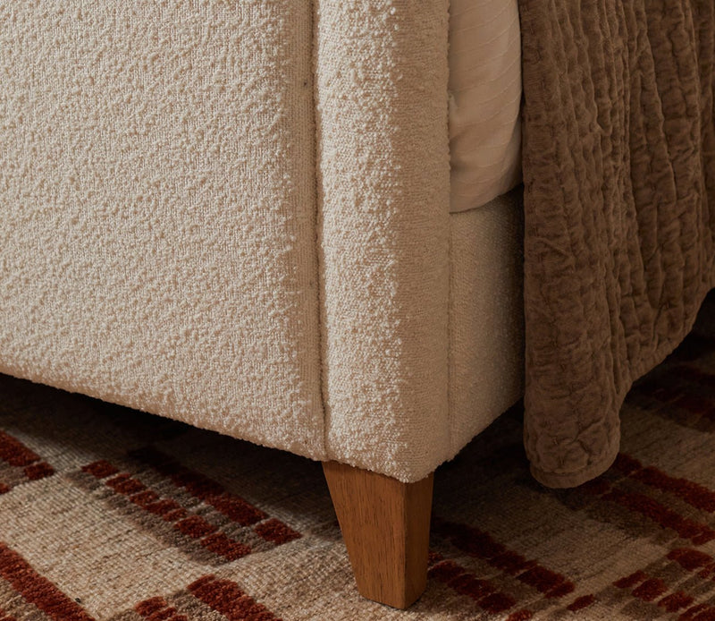 CM Home Dover Boucle Upholstered Bed - Image 13