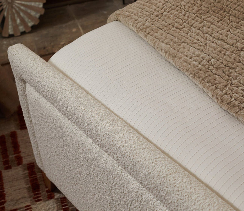 CM Home Dover Boucle Upholstered Bed - Image 14