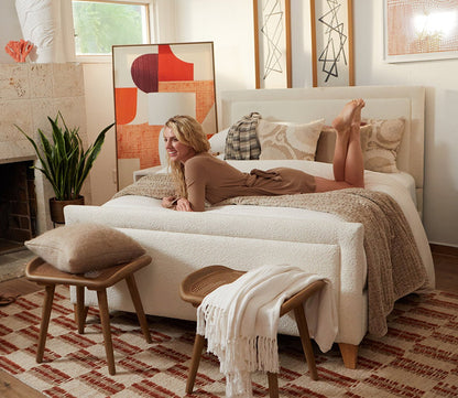 Dover Upholstered Bed by CM Home