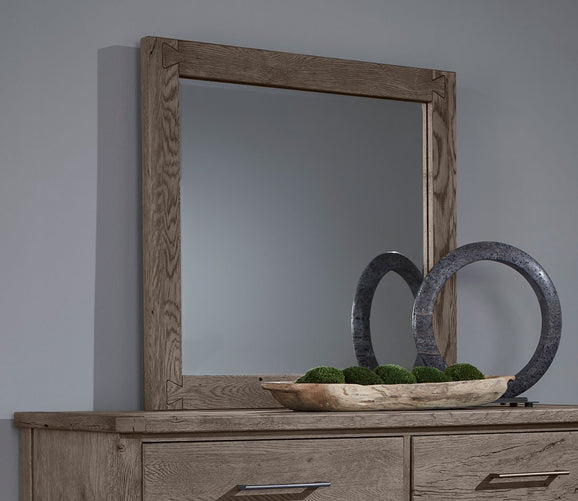 Dovetail Mystic Grey Wood Frame Landscape Mirror by Vaughan Bassett