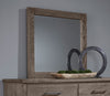 Dovetail Mystic Grey Wood Frame Landscape Mirror by Vaughan Bassett