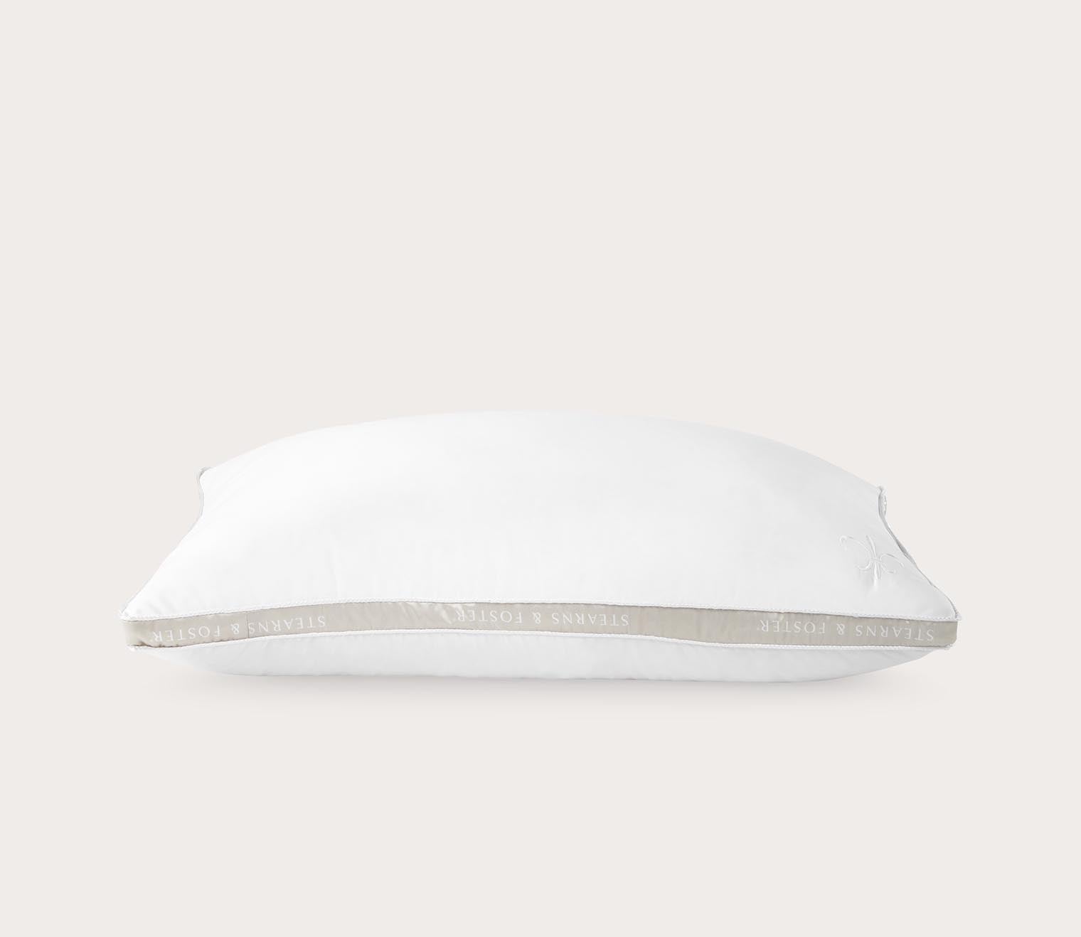 DownHALO Cotton Sateen RDS Down Pillow by Stearns & Foster