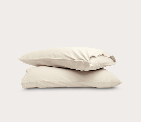 Dr. Weil Garment Washed Percale Pillowcases by Dr. Weil by PureCare