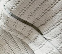 Dr. Weil Ridgeback Pillow Sham - Queen / Ecru