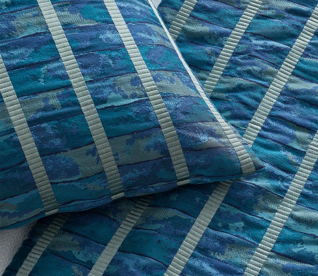 Egyptian Faience Jacquard Throw Blanket by Ann Gish