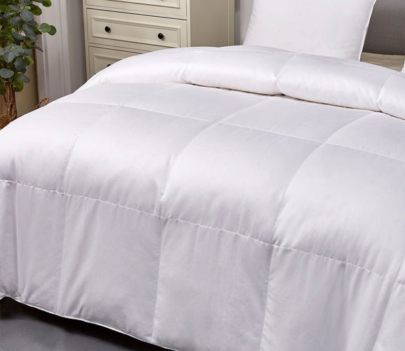 Blue Ridge Pima Cotton European White Goose Down Comforter City Mattress