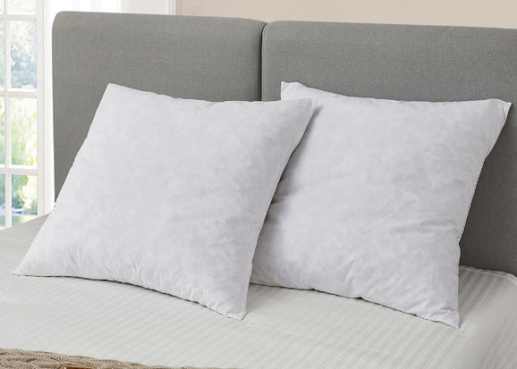 Feather Euro Square Pillow 2-Pack by Serta