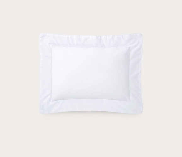 Flandre Embroidered Organic Cotton Percale Pillowcase by Yves Delorme