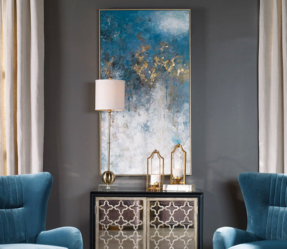 Floating Hand Painted Canvas by Uttermost