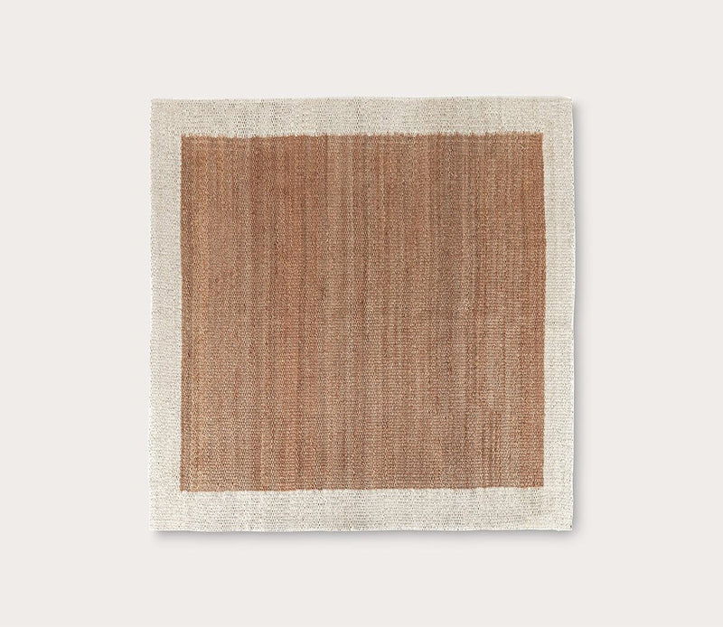 Villa by Classic Home Frame Jute Area Rug - Image 4