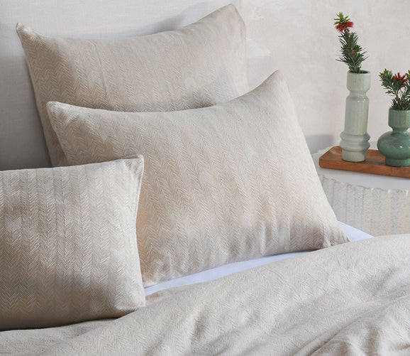 French Herringbone Pillow Sham – City Mattress