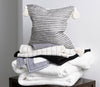 Giada Black Ivory Throw Pillow by Villa by Classic Home