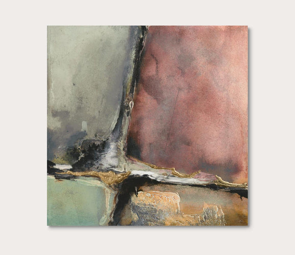 Gilded Crevice 7 Canvas Digital Print by Grand Image Home