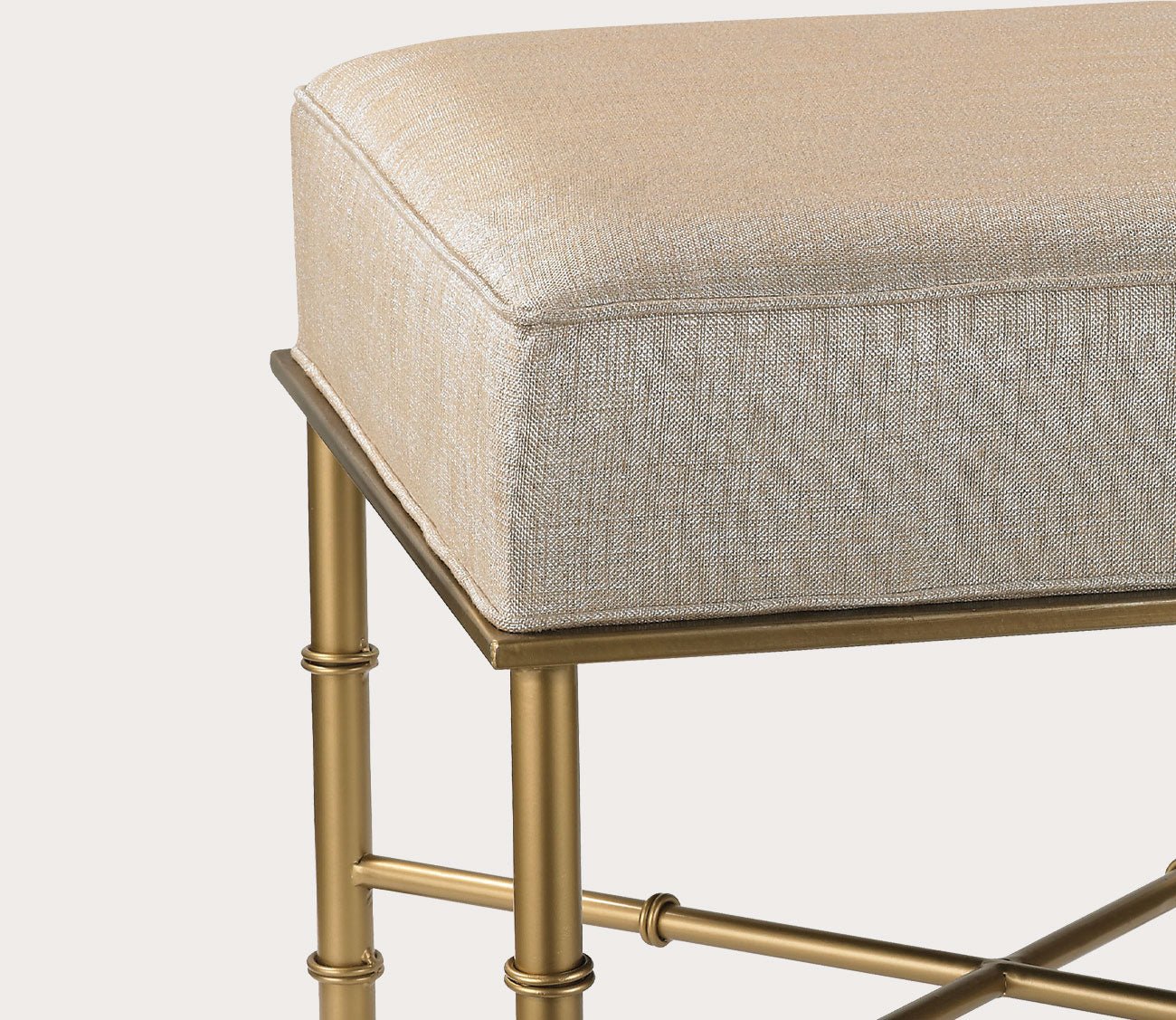 Gold Cane Stool by Elk Home