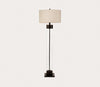 Haines Glass Floor Lamp by Bassett Mirror