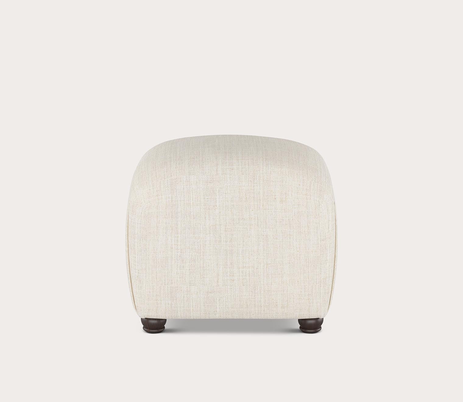Half Circle Upholstered Ottoman by Skyline Furniture