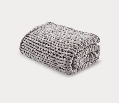 Handmade Chunky Double-Knit Throw Blanket by Madison Park