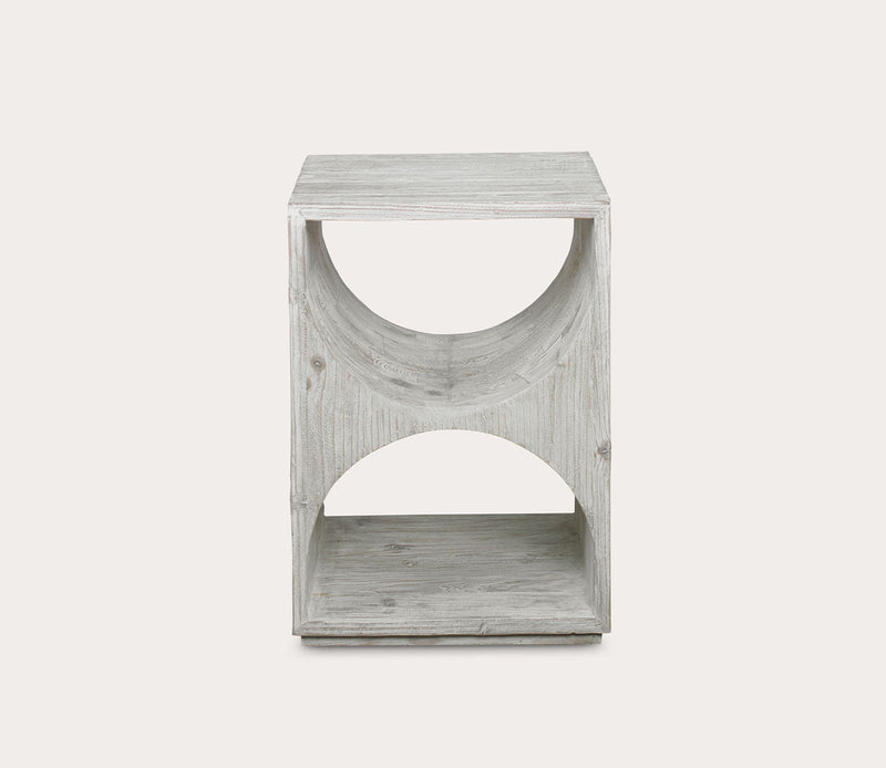 Uttermost Hans White Side Table - Image 6
