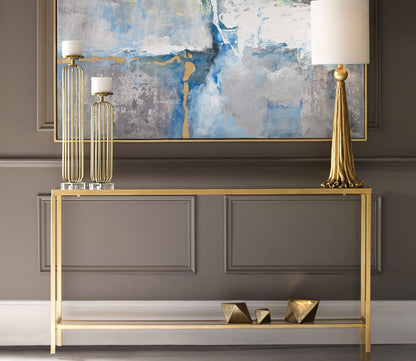 Hayley Gold Console Table by Uttermost