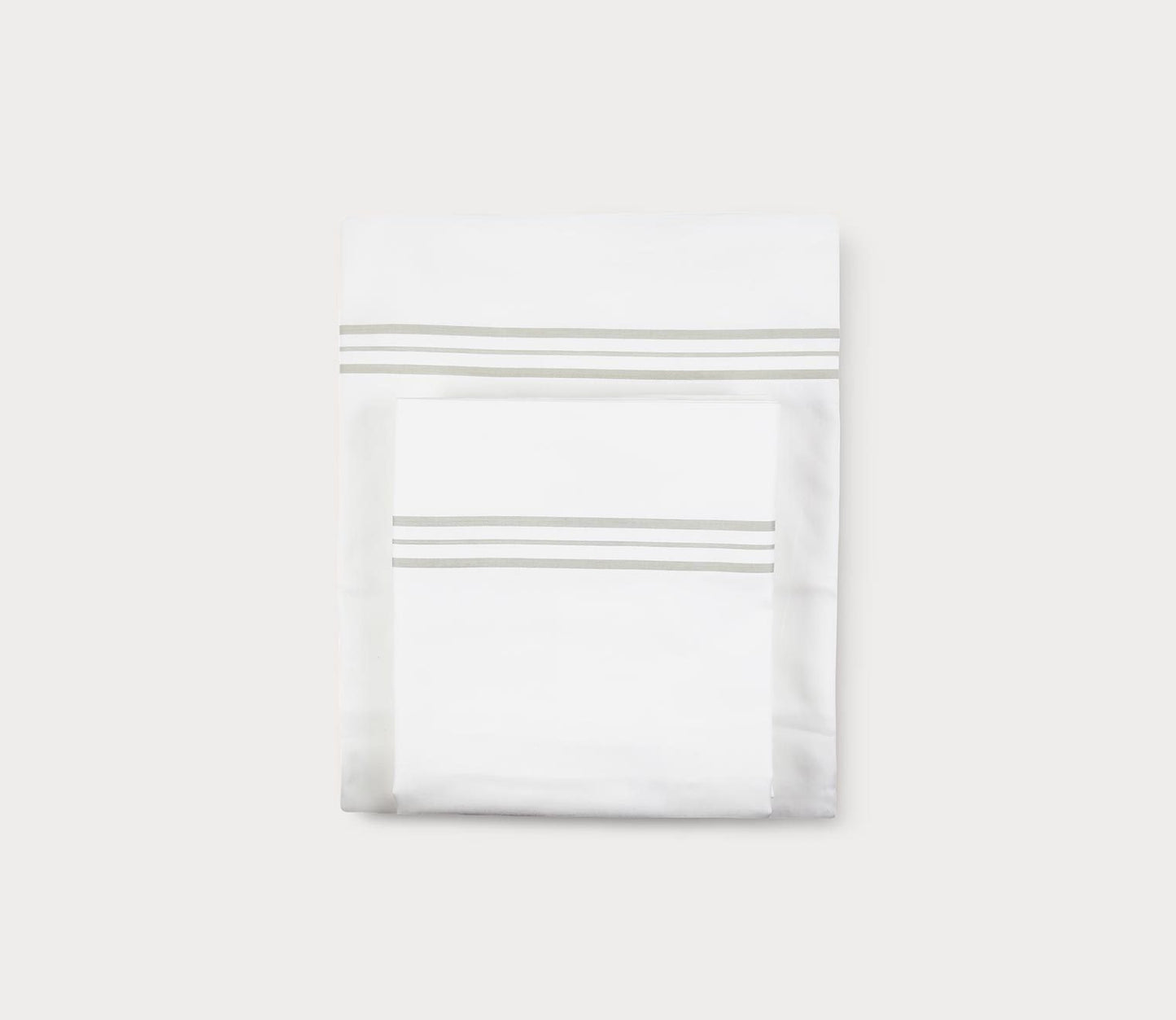 Hem Stripe Cotton Pillowcase Set by Ann Gish