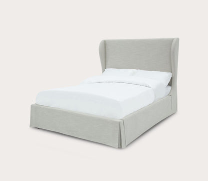 Hera Upholstered Skirted Panel Bed by Modus Furniture