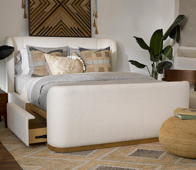 CM Home Hugo Upholstered Storage Bed - Image 1