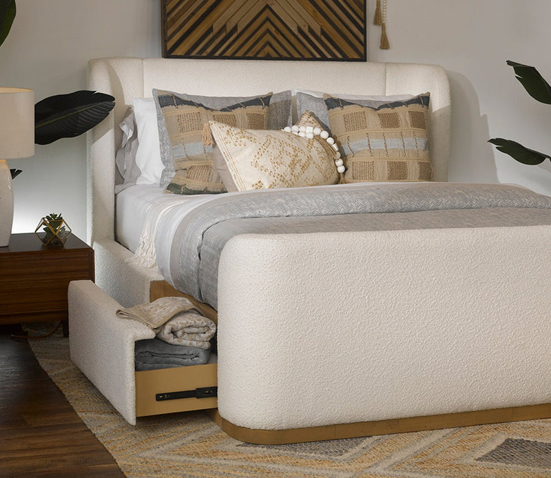 CM Home Hugo Upholstered Storage Bed - Image 3