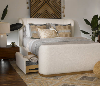 Hugo Upholstered Storage Bed by CM Home