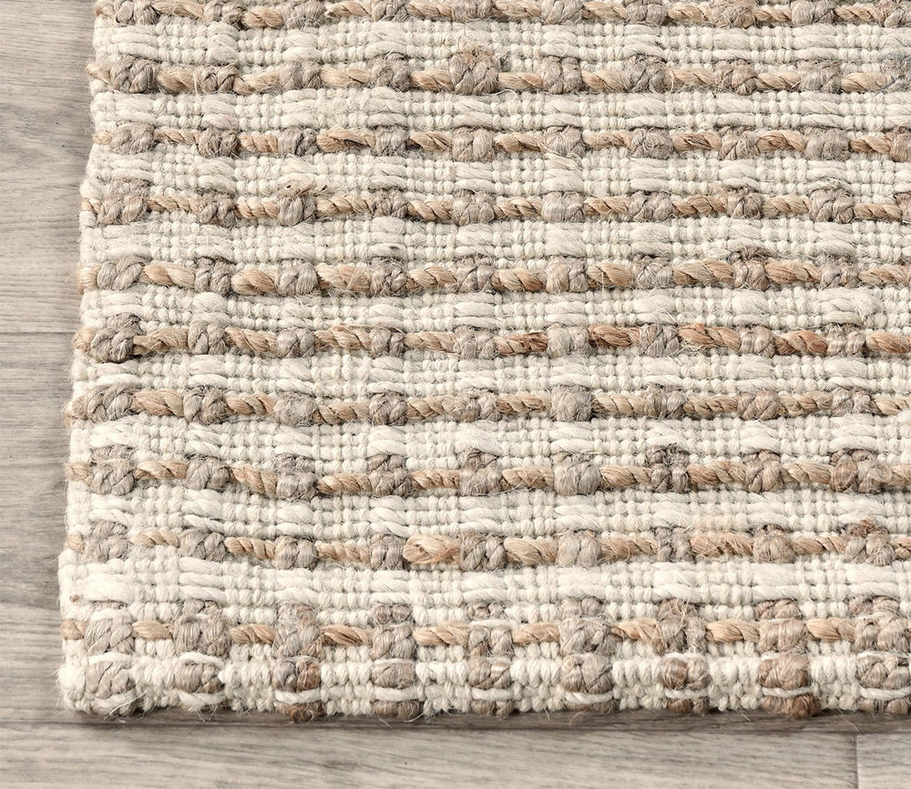 Huntington Jute Ivory Natural Area Rug by Villa by Classic Home