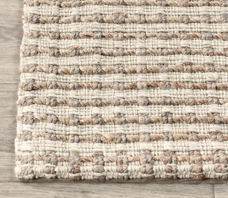 Villa by Classic Home Huntington Jute Ivory Natural Area Rug - Image 2