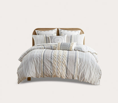 Imani Printed Cotton Chenille Comforter Set by INK + IVY