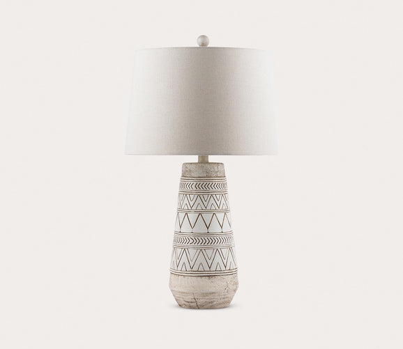 Imelde Cream Table Lamp by Surya